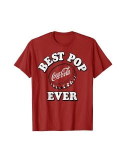 Coca-Cola Best Pop Ever Retro Bottle Cap Graphic T-Shirt