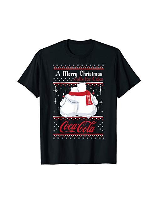 Coca-Cola Polar Bears A Merry Christmas Calls For Coca-Cola T-Shirt