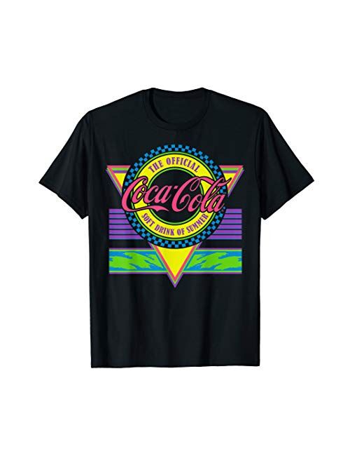 Coca-Cola The Official Soft Drink Of Summer Retro Logo T-Shirt