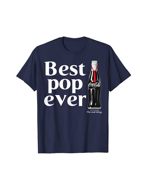 Coca-Cola Best Pop Ever Dad Bottle Graphic T-Shirt