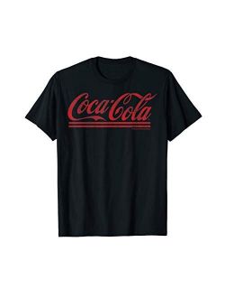 Coca-Cola Distressed Cursive Logo T-Shirt