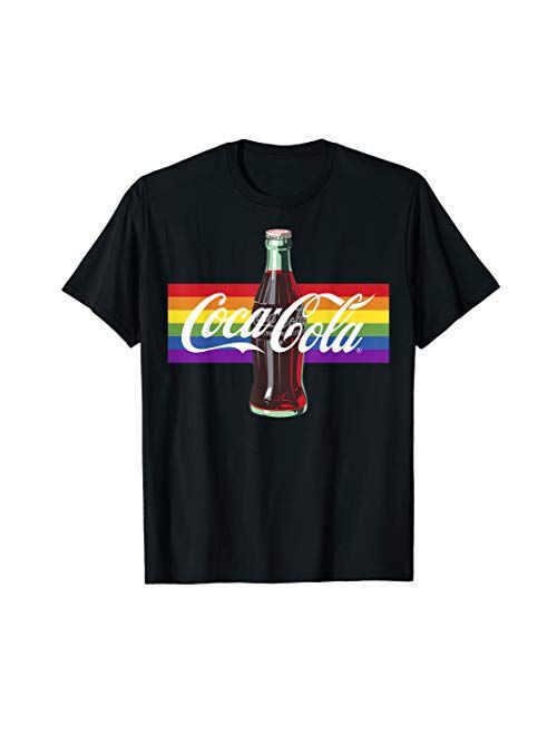 Coca-Cola Pride Rainbow Panel Bottle Logo T-Shirt