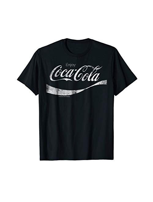 Coca-Cola Vintage White Enjoy Logo Graphic T-Shirt