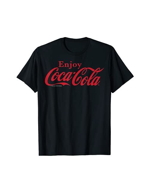 Coca-Cola Enjoy Logo Red Graphic T-Shirt