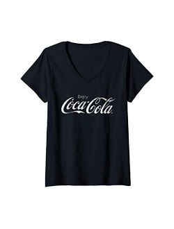 Womens Coca Cola Enjoy V-Neck T-Shirt