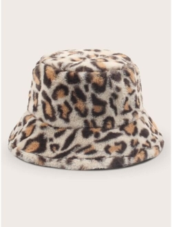 Leopard Pattern Bucket Hat