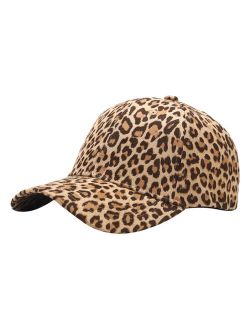 Ella & Elly Brown & Ivory Leopard Baseball Cap