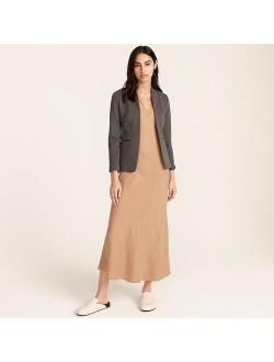 Going-out blazer in stretch twill