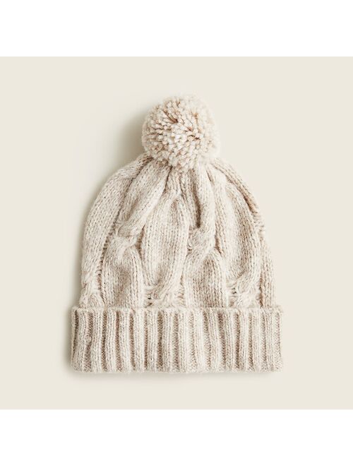 J.Crew Chunky cable-knit beanie