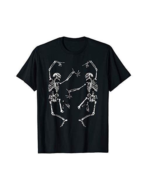 Dance of Death Macabre Skeleton Tshirt Skull Halloween 2018 T-Shirt