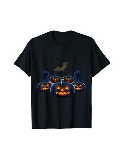 Halloween Scary Pumpkin Face Costume Men Women T-Shirt