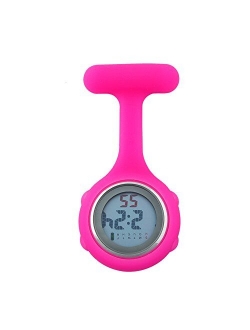 Nurse Watch Multi-Function Digital Silicone FOB Pocket Watches