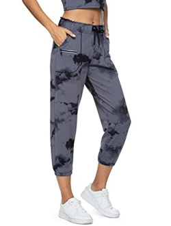 Joggers for Women Sweatpants-Elastic Waist Comfy Lounge Workout Sport Yoga Pants with Pockets