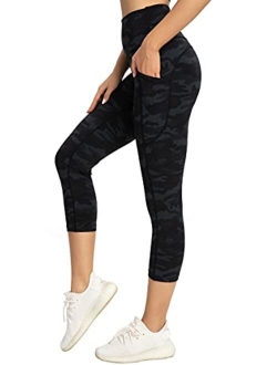 Leggings for Women Tummy Control High Waist Pants with Pockets for Yoga Running Workout