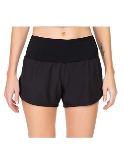 Kcutteyg Workout Shorts for Women with 3 Pockets, Running Yoga Athletic Gym Sports Hiking Shorts 2.5"