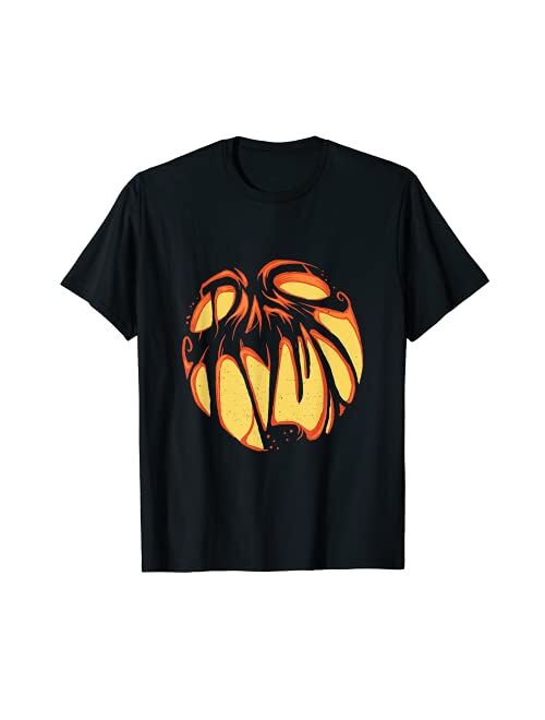 Best Halloween party creepy screaming pumpkin T-Shirt