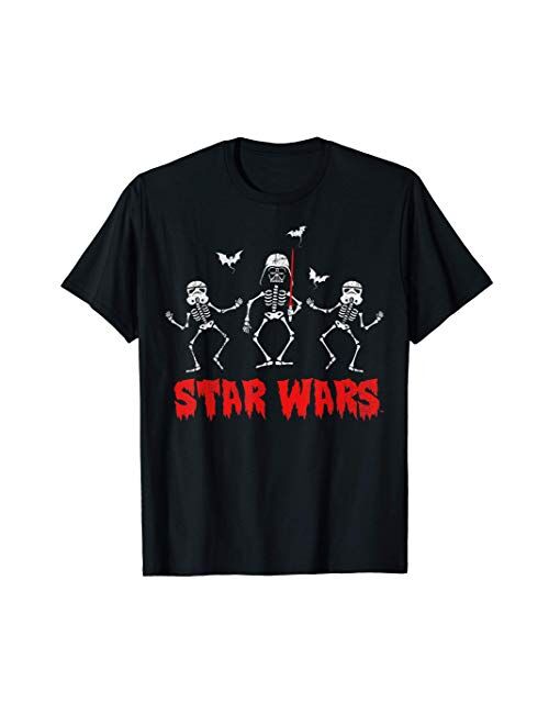 Star Wars Halloween Darth Vader & Stormtroopers Skeletons T-Shirt