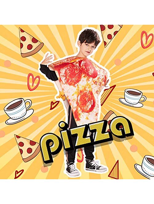 ReneeCho Kid's Pizza Slice Halloween Costume, One Size