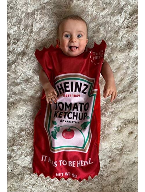 Rasta Imposta Red Heinz Ketchup Packet Bunting Infant Costume