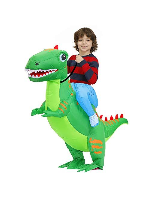 Kooy Inflatable Costume For Kids,Inflatable Dinosaur Costume,T-REX Costume, Blow Up Costume Kids,Halloween Costumes