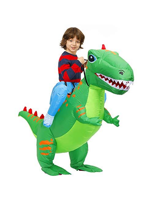 Kooy Inflatable Costume For Kids,Inflatable Dinosaur Costume,T-REX Costume, Blow Up Costume Kids,Halloween Costumes