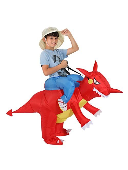 TOLOCO Inflatable Costume Kids, Inflatable Halloween Costumes, Inflatable Dinosaur Costume, Blow up Costumes