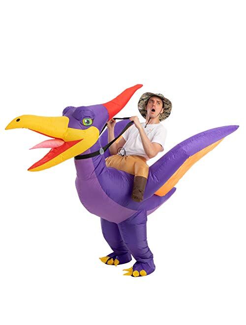 Ride A Dinosaur Inflatable Costumes - Adult One Size