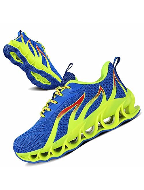 UMIYE Boys Girls Sneakers Kids Running Walking Shoes Mesh Breathable Non-Slip Athletic Shoes(Little Kid/Big Kid)