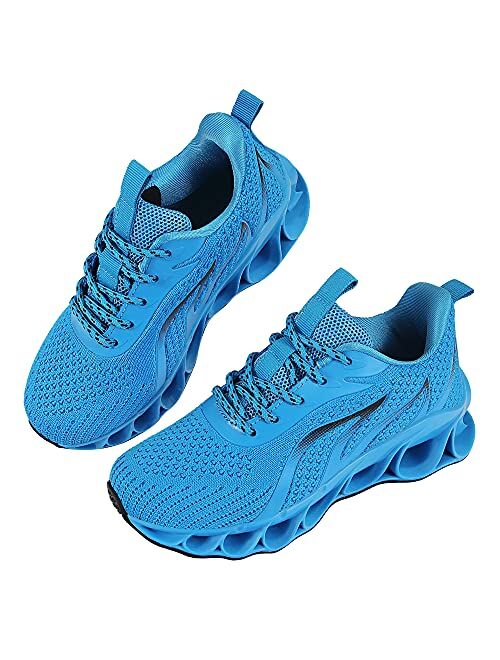 MOSHA BELLE Boys Girls Running Sneakers Little Big Kid Lightweight School Tennis Shoes Athletic Walking Child Teen Lace Up