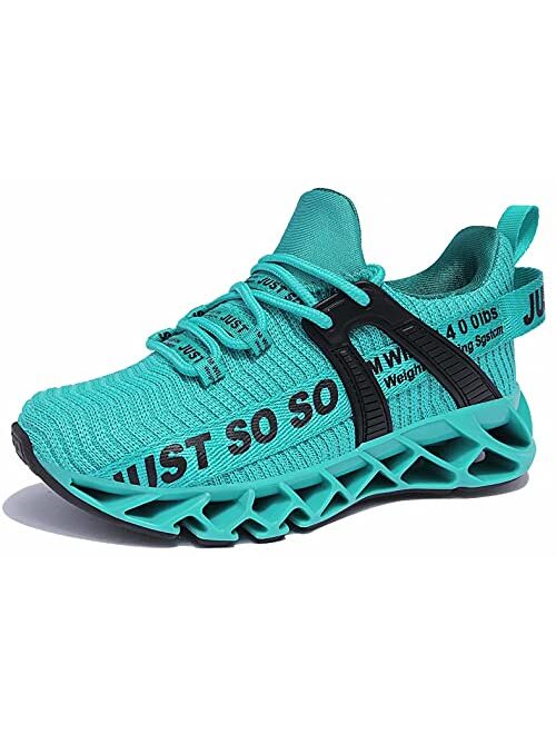 WONESION Kids Tennis Running Shoes Breathable Casual Walking Sneakers School for Boy and Girls