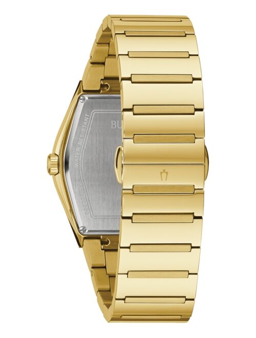 Bulova Men's Futuro Gold-Tone Stainless Steel Bracelet Watch 40mm