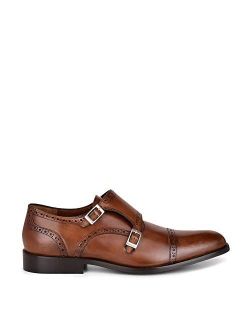 FRANCO CUADRA Men's Monkstrap Shoes in Genuine Leather