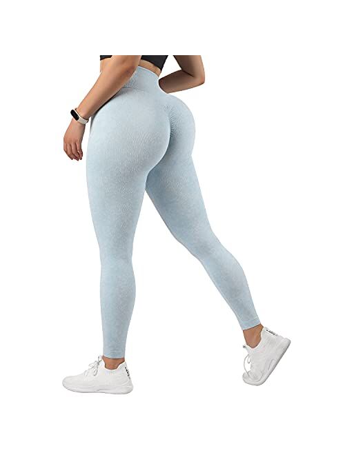 DOULAFASS Camo Leggings for Women High Waisted Seamless Scrunch Butt Workout Yoga Pants