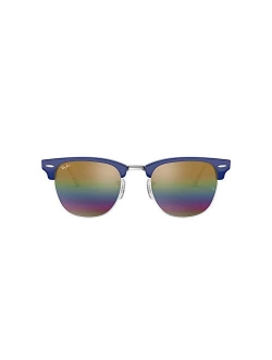 RB3016 clubmaster sunglasses in black