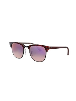 RB3016 clubmaster sunglasses in black