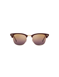 RB3016 clubmaster sunglasses in black