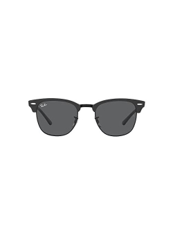 RB3016 clubmaster sunglasses in black