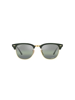 Rb3016f Clubmaster Asian Fit Square Sunglasses