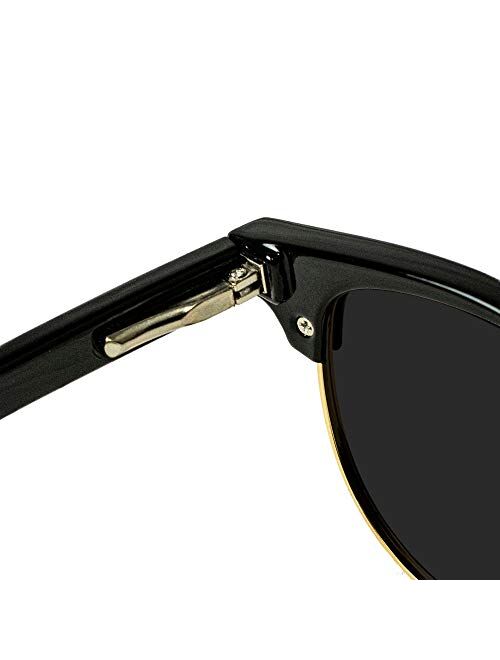 GLASSY Morrison Premium Plus Polarized Sunglasses for Women and Men - Anti Reflective UV Protection Outdoor Sports Glasses