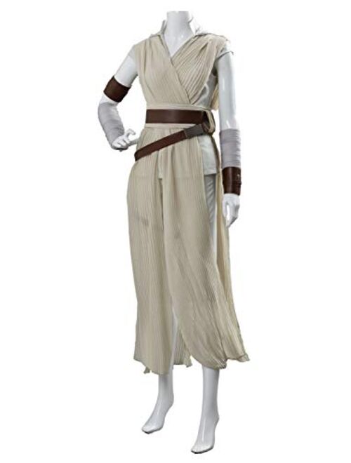 ClSSTEV Women's Rey Cosplay Costume Halloween Cosplay Costume Jacket Tunic Outfit