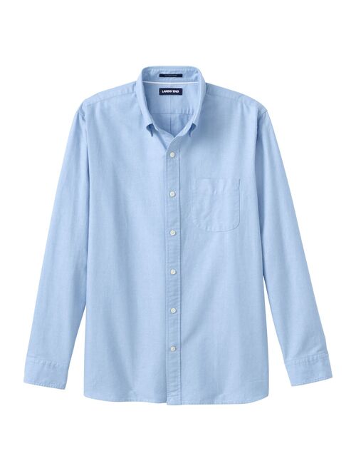 Men's Lands' End Button-Down Sail Rigger Oxford Button-Down Shirt