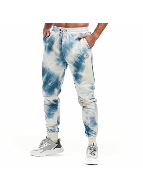 AIMPACT Men's Casual Jogger Sweatpants Tie Dye Running Sweatpants with Pockets