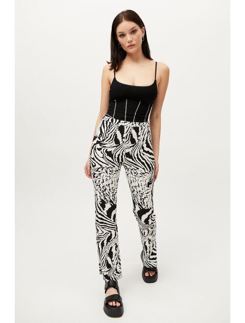 Urban Renewal Remnants Abstract Zebra Flare Pant