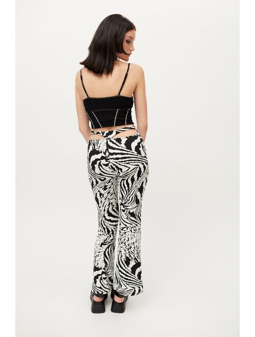 Urban Renewal Remnants Abstract Zebra Flare Pant