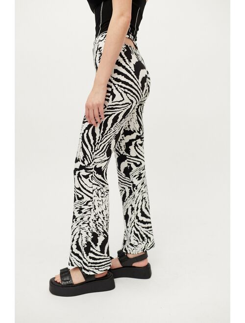 Urban Renewal Remnants Abstract Zebra Flare Pant