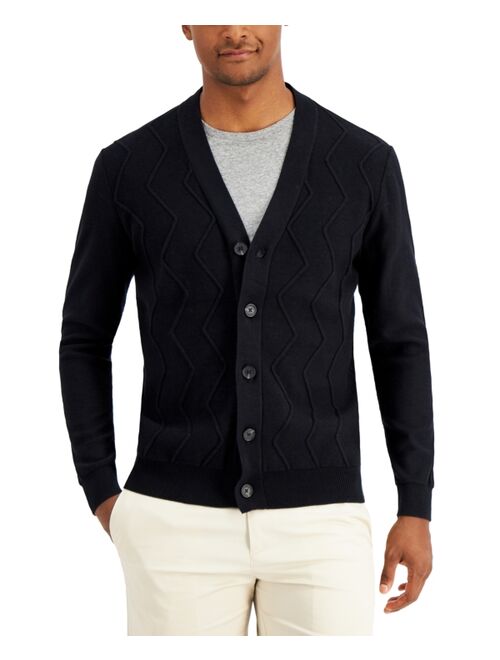 Alfani Men's Cable-Knit Cardigan Sweater, Created for Macy's