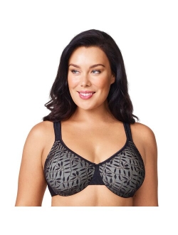 Olga® by Warner's® Sheer Leaves Lace Full-Figure Full-Coverage Minimizer Bra 35519