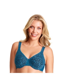 Olga® by Warner's® Sheer Leaves Lace Full-Figure Full-Coverage Minimizer Bra 35519