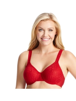 Olga® by Warner's® Sheer Leaves Lace Full-Figure Full-Coverage Minimizer Bra 35519