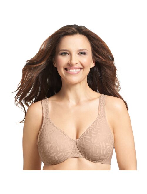 Olga® by Warner's® Sheer Leaves Lace Full-Figure Full-Coverage Minimizer Bra 35519